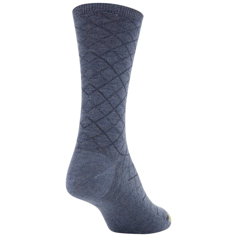 GOLDTOE Women's Casual Texture Crew Socks, Multipairs, Denim Diamond (6-Pairs), Shoe Size: 6-9 - Image 4